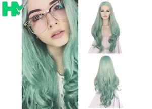 China Fashion Multi Color Synthetic Cosplay Wigs , Long Curly Wave Hair Wigs wholesale