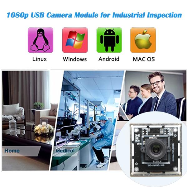 Zero Distortion USB Camera Module 1080p AR0234 For Industrial Inspection