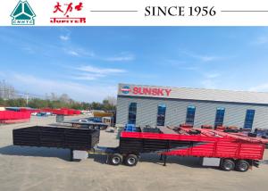 China Superlink Drop Side Trailer 20FT +40FT 2 Axles Drop Side Interlink Trailer wholesale