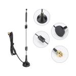 SMA Male Dual Band Magnetic Antenna Connector 2.4G 5G / 5.8G 12 DB Omni