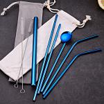 Bar Accessories Reusable Metal Drinking Stainless Steel Straws With Customized