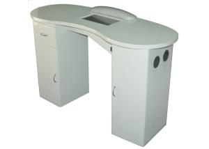 China White Salon Modern Manicure Table For Collection , Portable Nail Table wholesale