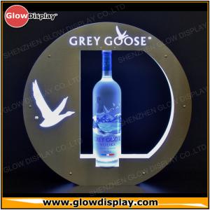 China LED Lighted Grey Goose Bottle Presenter VIP service Tray Glorifier Display wholesale