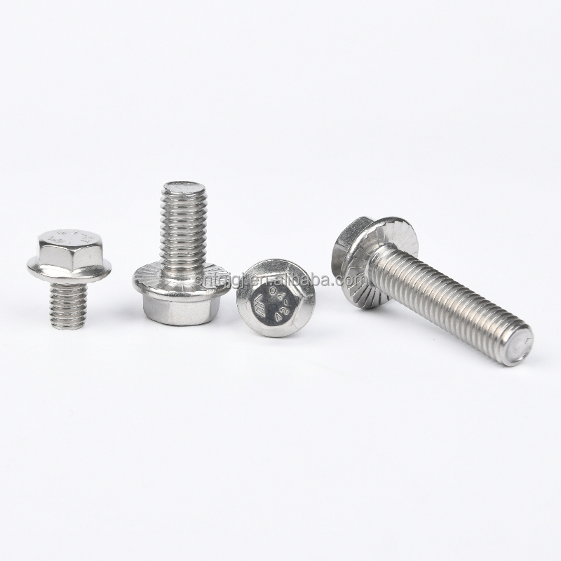 Carriage Bolts Stainless Steel ZINC Finish Super Duplex SAF2205 2507 A286 Phillips Drive Hex Head Flange Bolt DIN6921