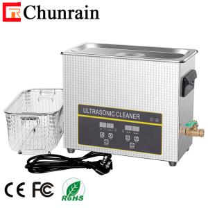 China FCC 6.5L 40KHZ Digital Ultrasonic Cleaner For Oil Removal Mould Tool Parts wholesale