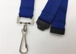 90 Cm Width Printing Dye Sublimation Lanyards Blue Color For Promotion