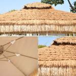 Customized Color Thatched Parasol for Outdoor Garden Patio Hotel Sun Protection