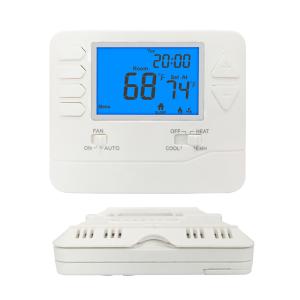 China ABS PC LCD Display Digital Room Thermostat 24VAC wholesale
