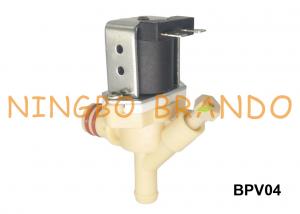 China Coffe Machine Water Inlet Plastic Solenoid Valve Normally Closed 24V on sale
