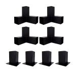 4x4 Inch 3-Way Woodworks Corner Pergola Kit for 4x4 Wooden Beams Customizable