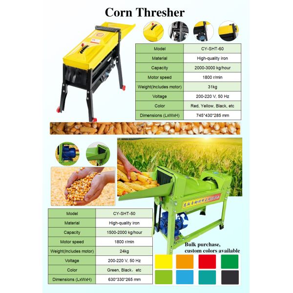 Double Roller Corn Sheller Machine Practical Maize Processing Equipment