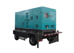 China Four Wheels Genset Trailer Generator 500kva Cummins Diesel Generators For Project wholesale