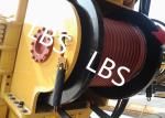 Single Drum Marine Anchor Winch Left And Right Rotation Direction LBS / Helical