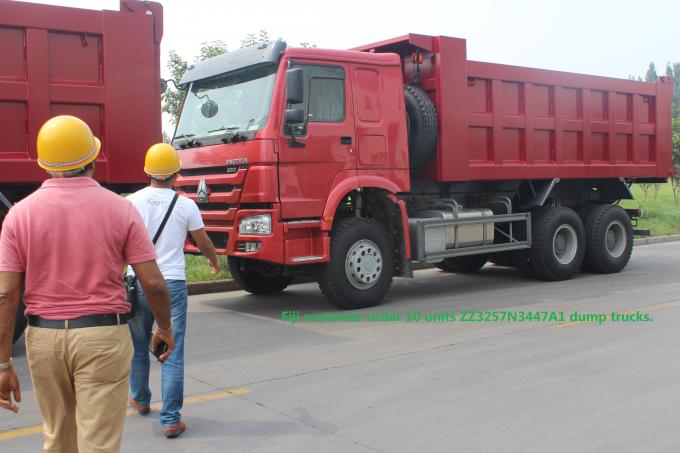 Safe Sinotruk Howo Tipper Heavy Load Truck Low Oil Consumption