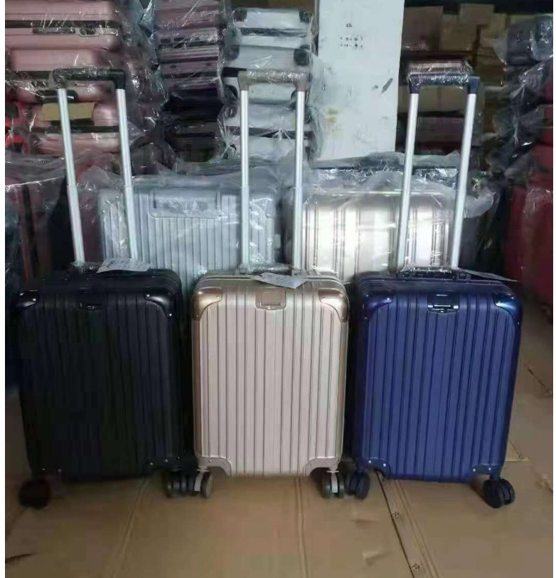 New Latest Travel Suitcase ABS+PC Universal Wheel Zipper Trolley Box Dragging Leather Box Code Box Luggage Wholesale