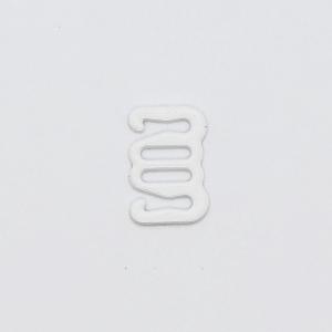 China 8mm Lingerie Buckle Nylon Coated Bra Strap Clasp Hooks wholesale