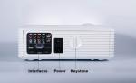 Durable Home Used LED Lamp Projector 20000 Hours Life USB VGA Proyector