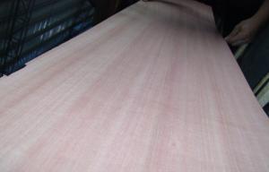 China Red Quarter Cut Okoume Veneer Without Figured Quarter And Crown wholesale