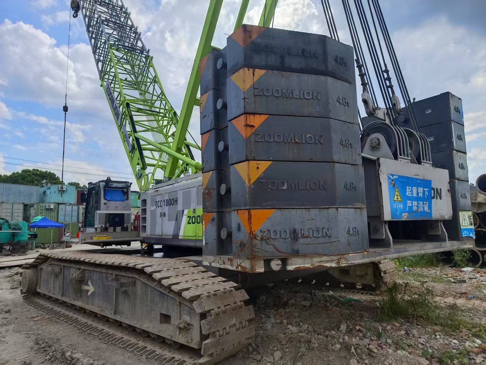 Safe Operation Energy Efficient 180 Ton Lattice Boom Crane For Sale