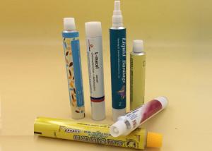 China Dia 13.5 - 40mm Aluminum Cosmetic Tubes , Collapsible Eco Tube Packaging wholesale