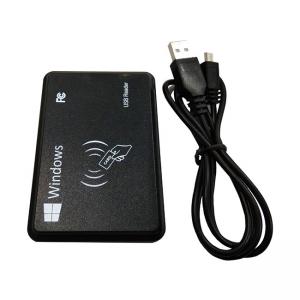 China UHF USB Desktop RFID Card Reader Smart Contactless Card Reader Small Size on sale