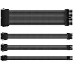18 AWG 30CM 90 degree 360 degree sleeved braided nylon electric custom male to