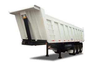 China SWTST500U Low Bed Semi Trailer 3 Axles Tipping Semi Trailer 40 Ton Capacity wholesale