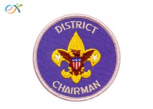 China Embroidery Boy Scout Patches USA Make Custom Logo Polyester For Club on sale