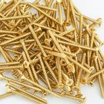 Plated Yellow Zinc Carbon Steel Countersunk Chipboard Flooring Screws