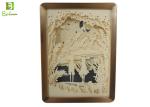 Light Paper Cut Box Aluminum Childhood Memory , Merchandising Retail Display