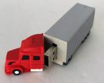 Van Shape PVC USB Flash Drive / Pvc Usb Driver With Gift Box Packaging
