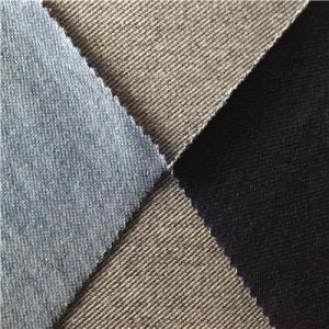 China indio high spandex inclined terry knit denim fabric wholesale