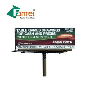 China 440gsm 13oz 500D*500D 9*9 Outdoor Banner Frontlit Digital Printing Banner wholesale