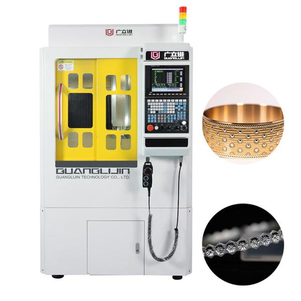 Seven axis jewelry making machine for versatile and customizable jewelry