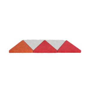 China Fire Resistance Acoustic Wood Wool Ceiling Panels Triangle Shape For Modern Office wholesale