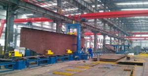China Large Size Architectural Structural Steel Fabrication / Welding Steel Building Structures on sale