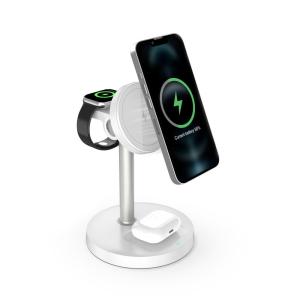 China S11 3 in 1 Magnetic Wireless Charging Stand Durable ABS PC Material wholesale