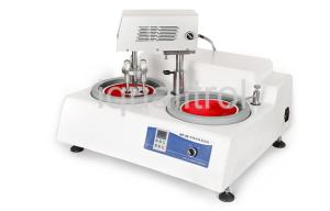 China 50-1000rpm Metallographic Grinding And Polishing Machine 550W Double Disc 203mm wholesale