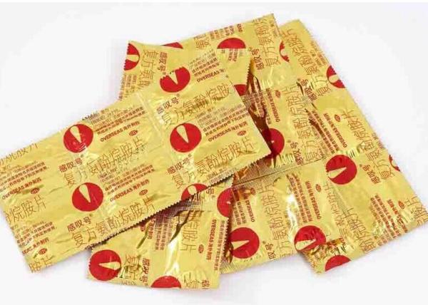 Double Soft Aluminum Foil OP / AL / PE Composite Strip Blister Packaging