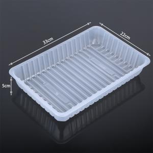 China Disposable 33*22*5cm Plastic Food Tray Whole Chicken Meat Dessert Tray PP MAP Frozen Tray wholesale