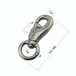Heavy Industry Stainless Steel Bull Eye Swivel Single Snap Hook Marine Grade