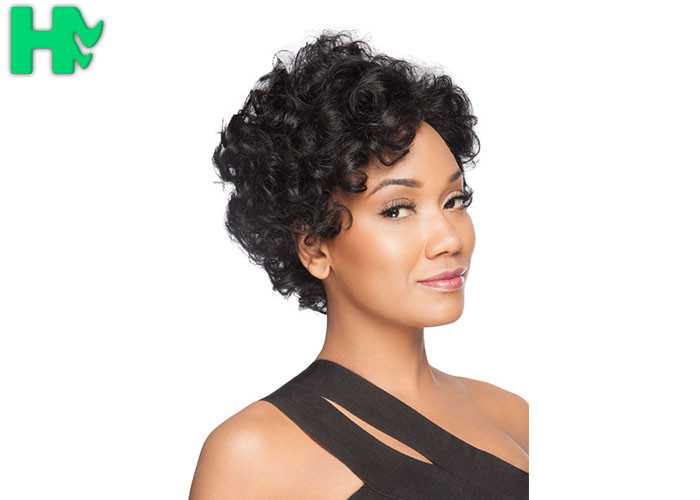Hot Selling Short Wave Hair High Quality Synthetic Hair Wigs Full Cap
