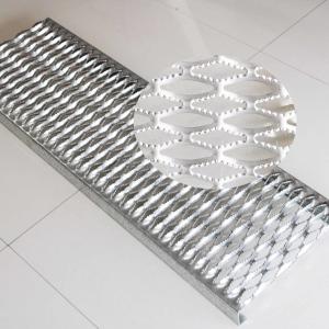 China Anti - Slip Diamond Galvanized Steel Grating wholesale