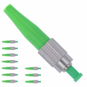 China Single Mode Fiber Optic Quick Connector Simplex APC 0.9mm Ceramic Ferrule wholesale