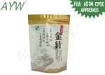 Reusable Aluminum Bags Food Packaging Lock Zipper For Day Lily Buds