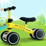 Metal Balance Bike Non Pedal Bicycle for Children's Stroller Handcart Push Age 0