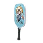 Higooo Girls' Pickleball Rackets Fiberglass Face and Persius Shape for a Smooth