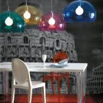 Art Decor Dining room Bedroom Study Unique Creative Simple Glass FL/Y pendant