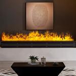 Modern Fireplace Steel Material Water Vapor Electric Steam Fireplace With Remote