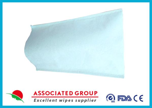 Harmless Disposable Wet Wash Glove Needlepunch Material Ultrasonic Bonded Or